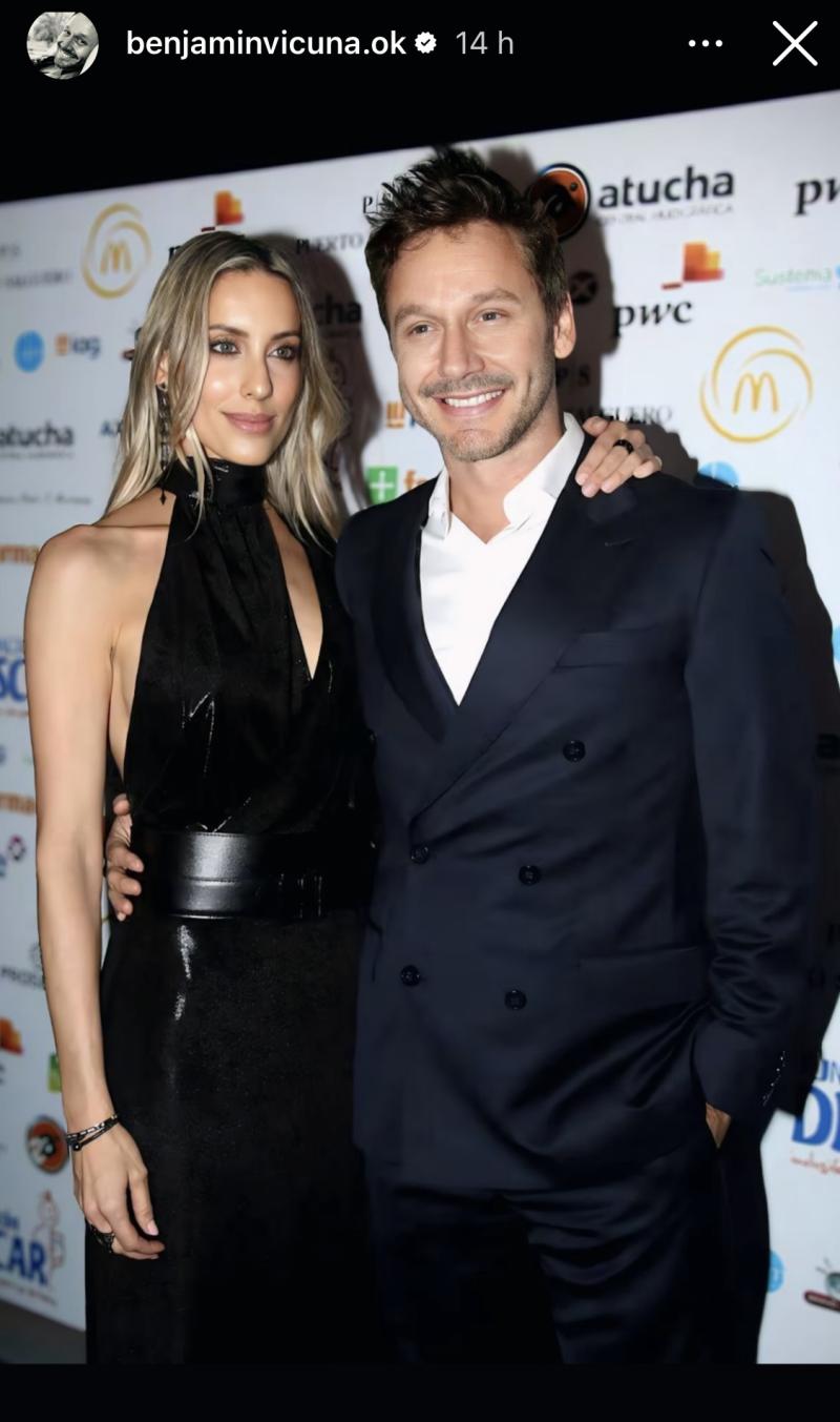 Benjamín Vicuña y Anita Espasandin - Instagram