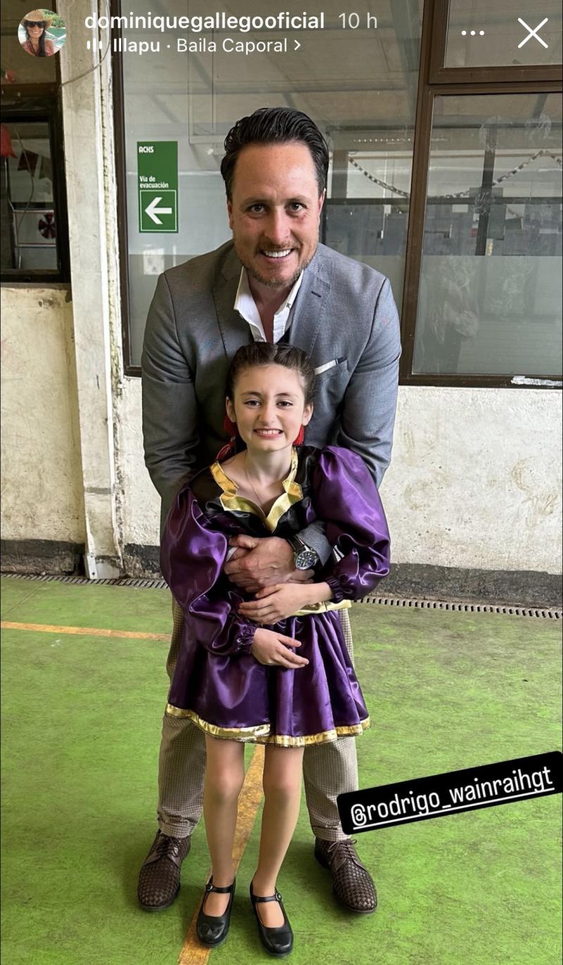 Rodrigo Wainraihgt y su hija Vicenta - Instagram