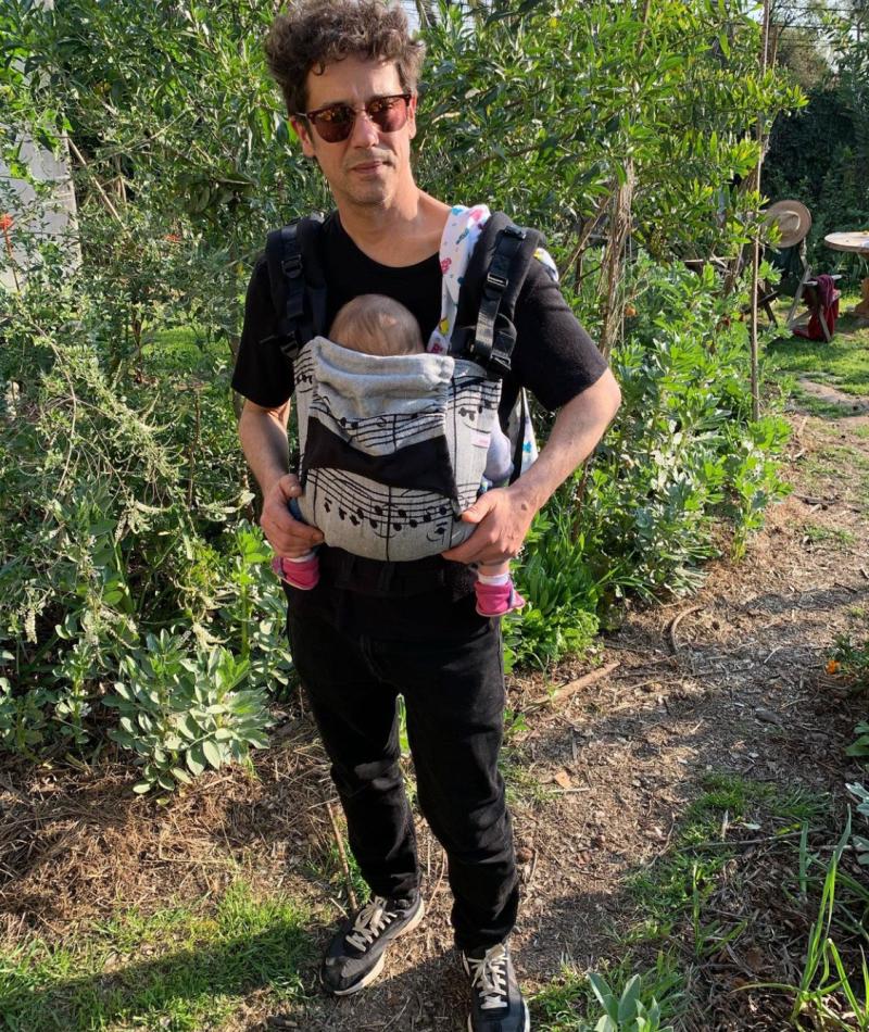 Matías Oviedo con su hija menor - Instagram