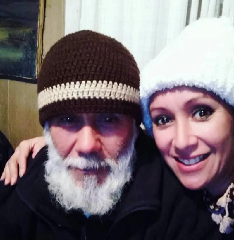 Angélica Sepúlveda y su padre - Instagram