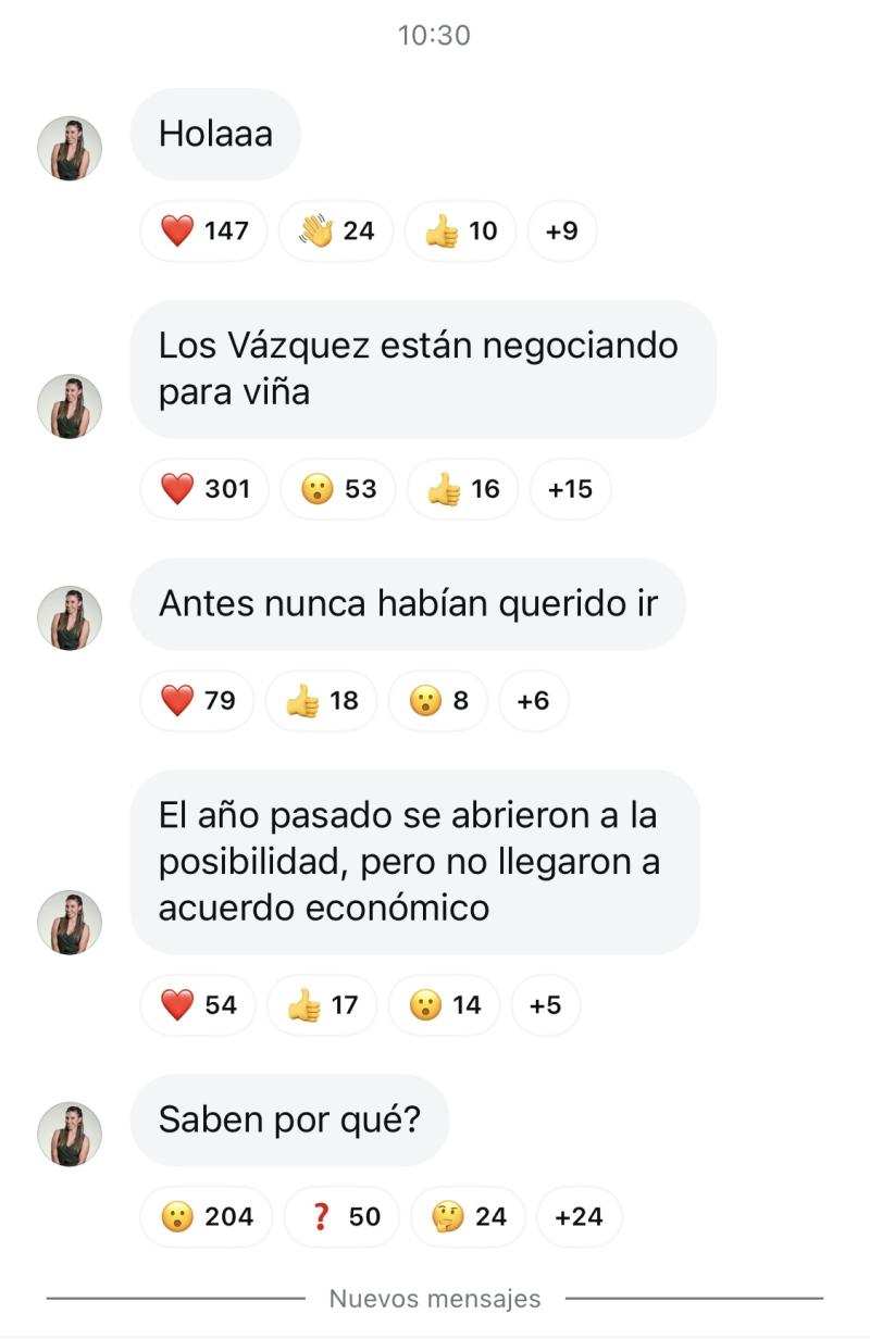 Cecilia Gutiérrez revela Los Vásquez están negociando con el Festival de Viña del Mar