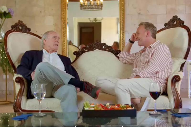 Jaime Vadell y Martín Cárcamo en "De Tú a Tú"