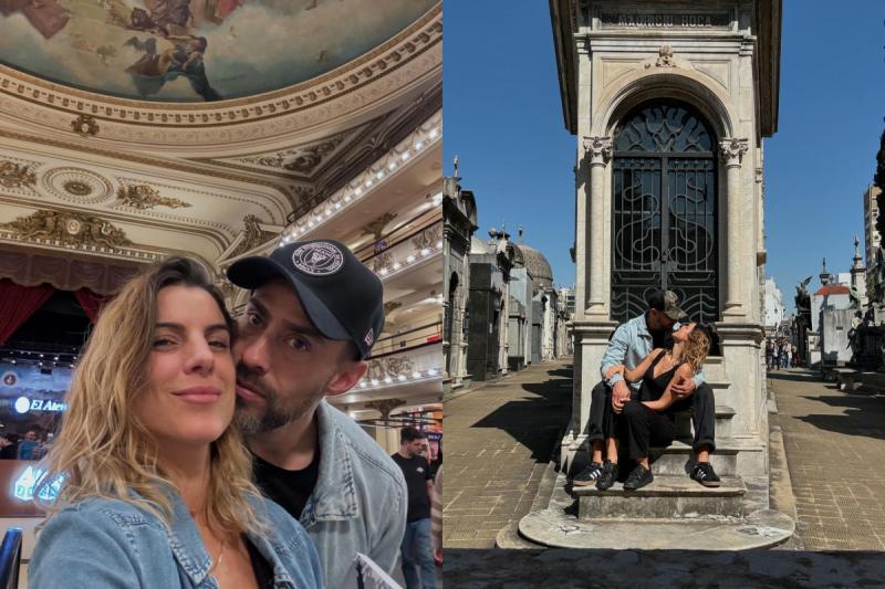 Jorge Valdivia y Maite Orsini en Argentina