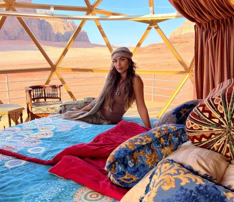 Lisandra Silva, en Egipto.