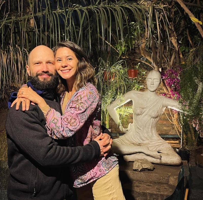 Marita García y Esteban Cabezas.