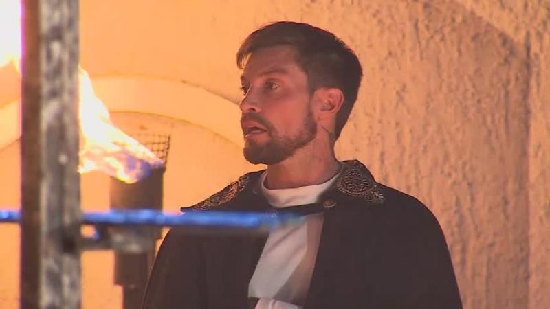 Luis Mateucci tras el Círculo de Fuego de Ganar o Servir.