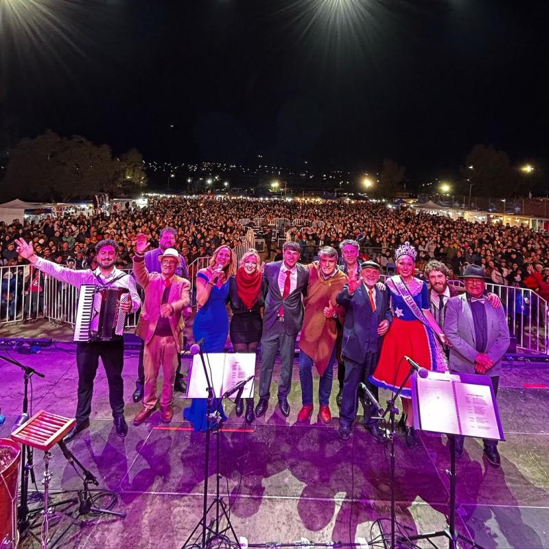 Nicolás Solabarrieta animando en Cabildo