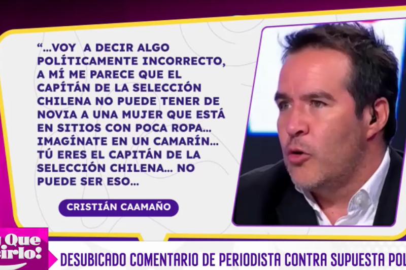 Palabras de Cristián Caamaño sobre Alejandra Díaz