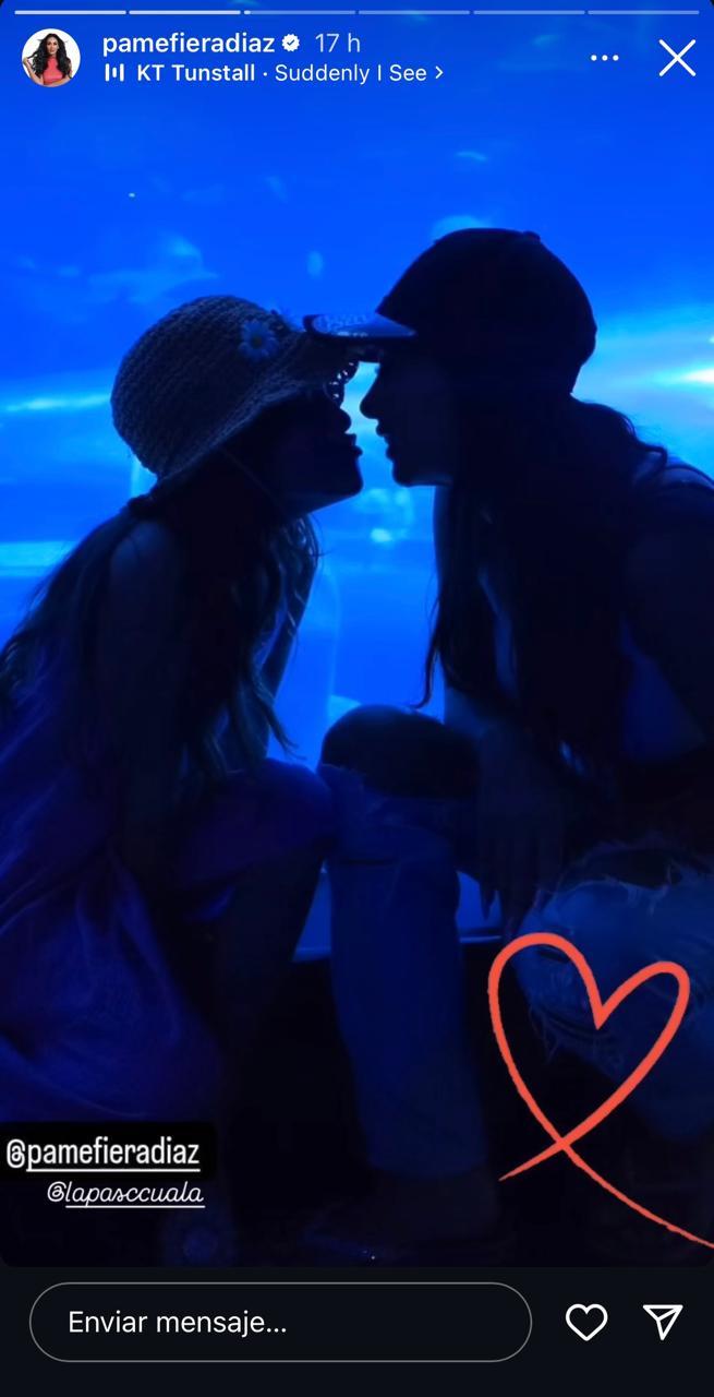 Pamela Díaz junto su hija - Instagram.