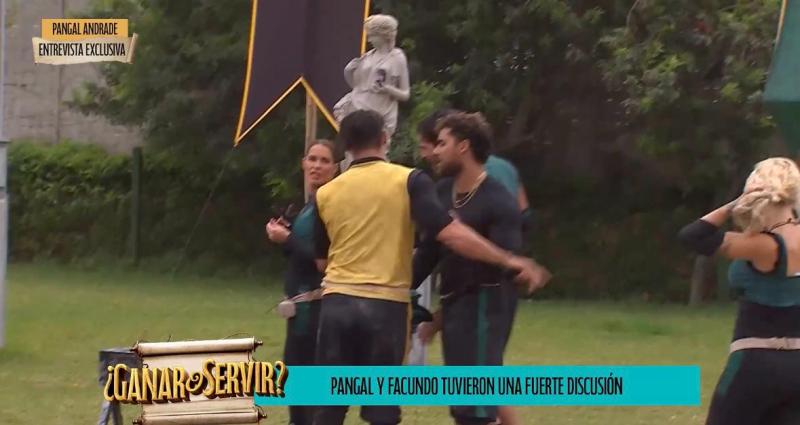 Pangal se enoja con Facundo.