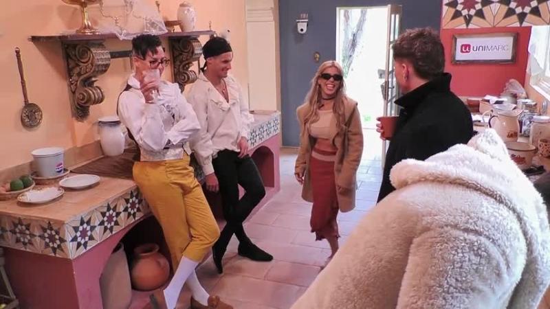 Las risas entre Oriana, Rai, Facundo y Luis.