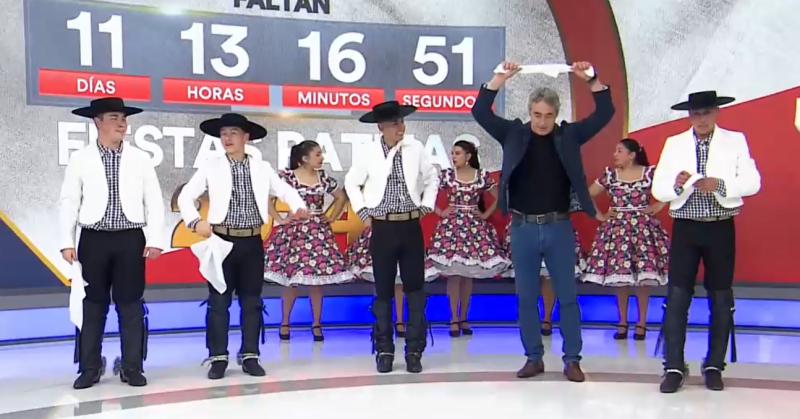 José Luis Repenning se lució con un impecable zapateo