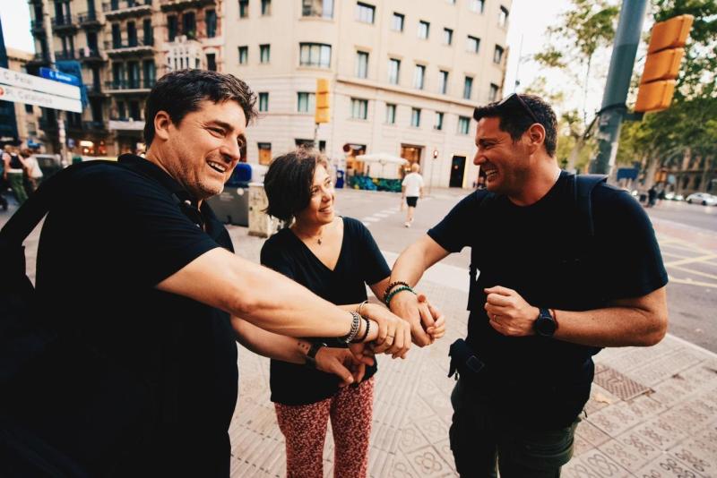 Jorge Zabaleta y Pancho Saavedra en "Socios por el mundo 3"