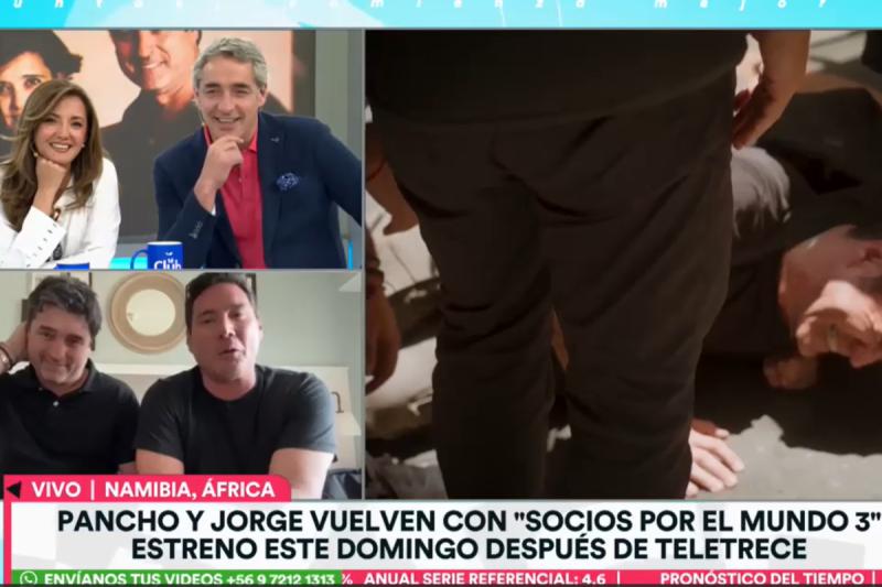 Pancho Saavedra y Jorge Zabaleta en "Tu Día"