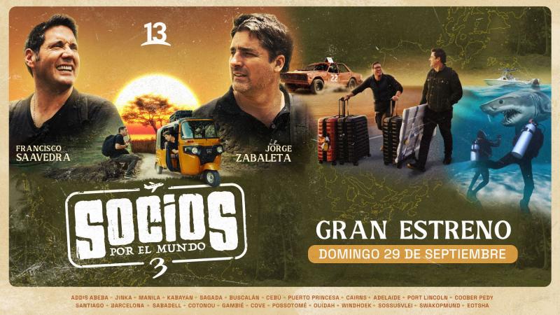 Estreno de la tercera temporada de "Socios por el mundo"