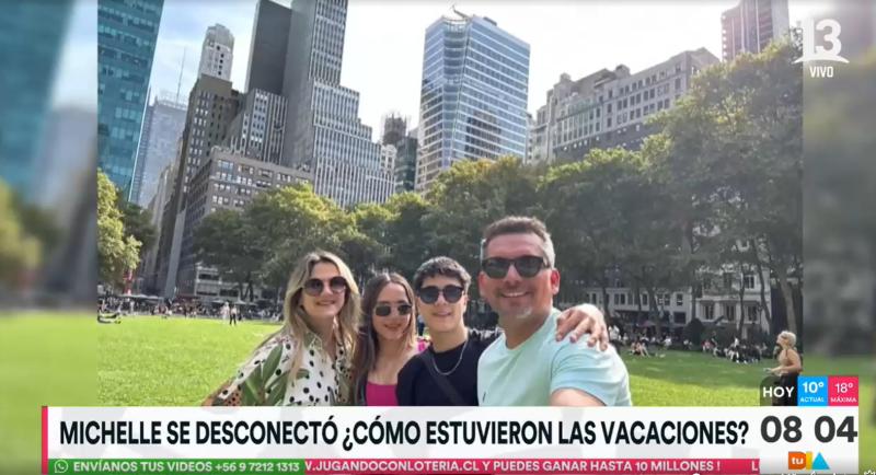 Michelle Adam comparte imágenes exclusivas de sus vacaciones familiares en Nueva York