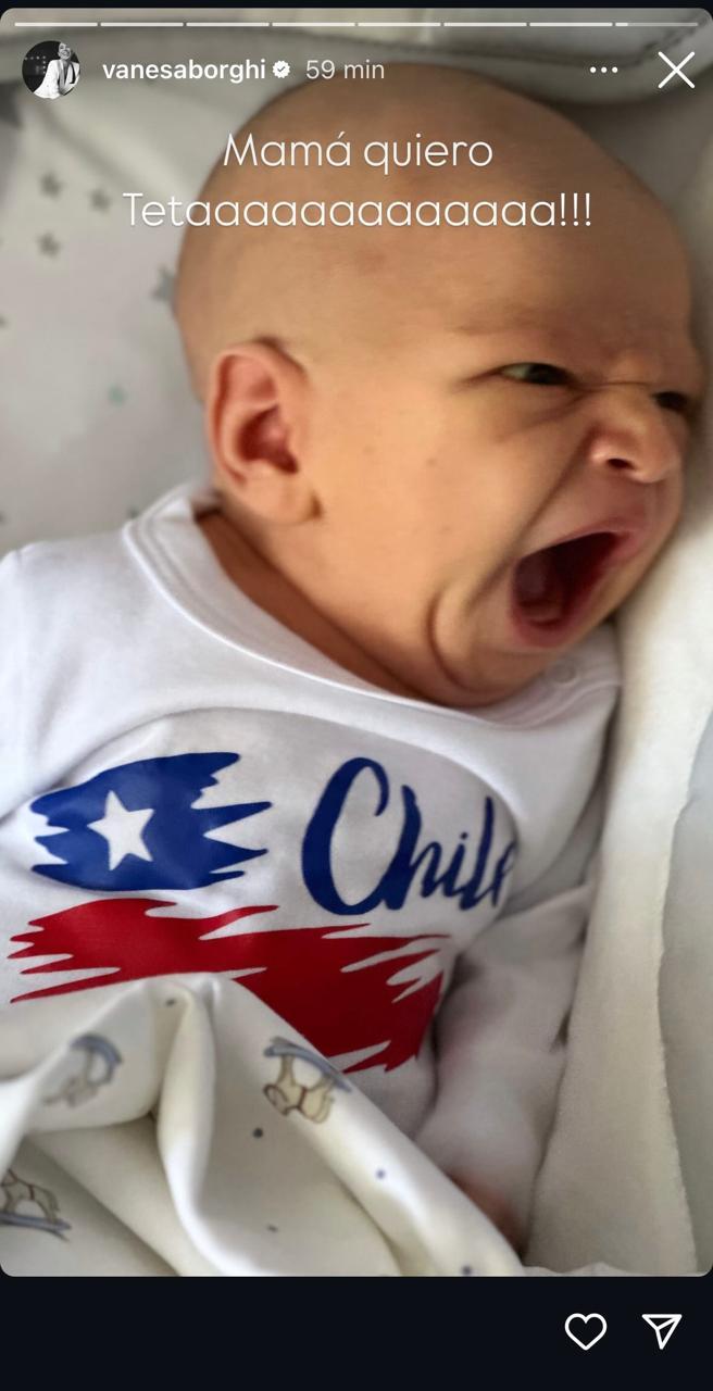 Vanesa Borghi comparte fotografía de Teo.