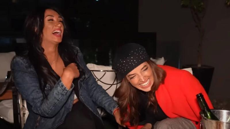 Yamila Reyna con Pamela Díaz