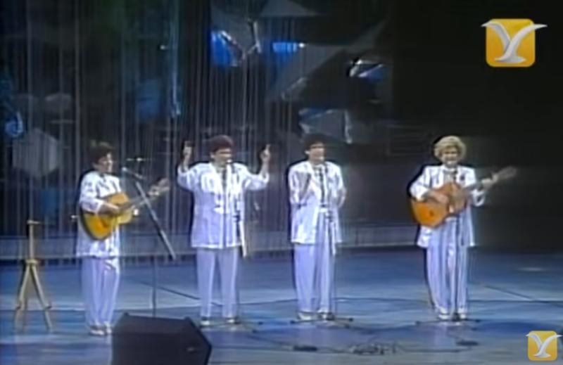 Alicia Puccio y "Las Cuatro Brujas" en el Festival de Viña" 1989