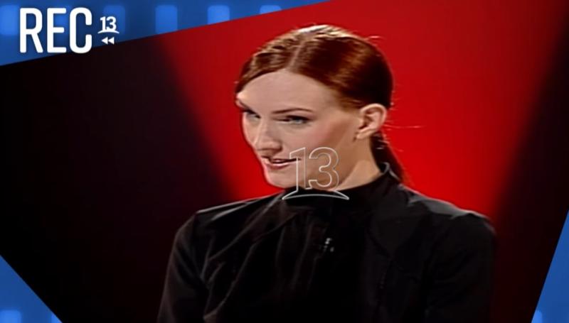 Catalina Pulido como conductora de "El rival más dévil" de Canal 13