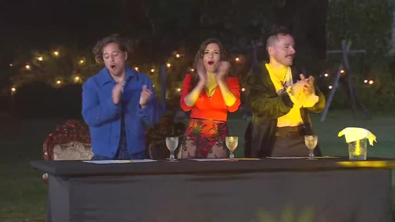 Matías, Karla y Gonzalo apladieron de pie la presentación de Facu.