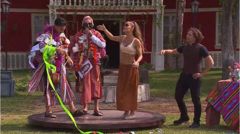 Gala, Luis y Facundo en la actividad