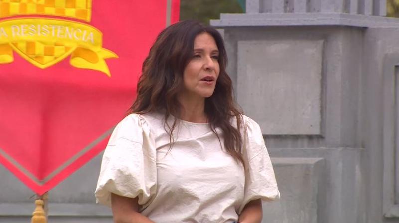 Karla Constant le anuncia la sanción a Oriana en Ganar o Servir