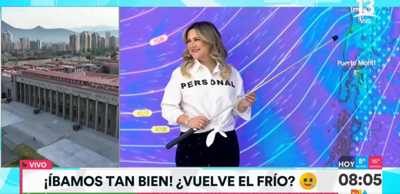 Michelle Adam adelantó cuándo podría llover en septiembre