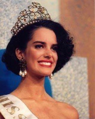 María Isabel Jara en el concurso "Miss Chile para Miss Mundo"