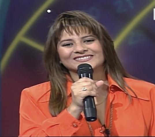 Natalia Cuevas en el programa "Éxito" de Canal 13