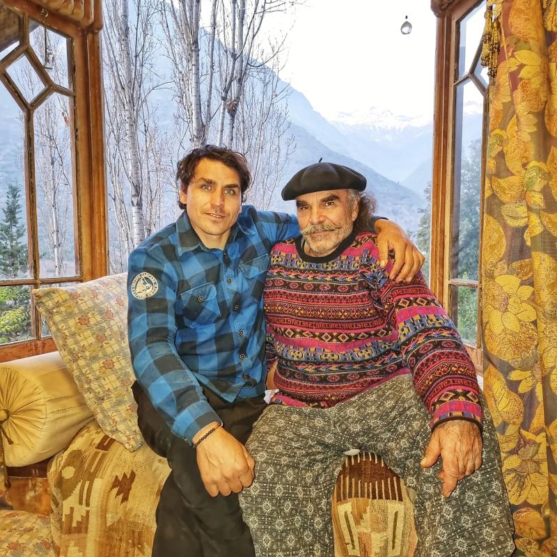 Pangal y su papá Sergio Andrade - Instagram