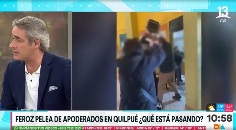 Violenta pelea entre apoderados se registró en colegio de Quilpué