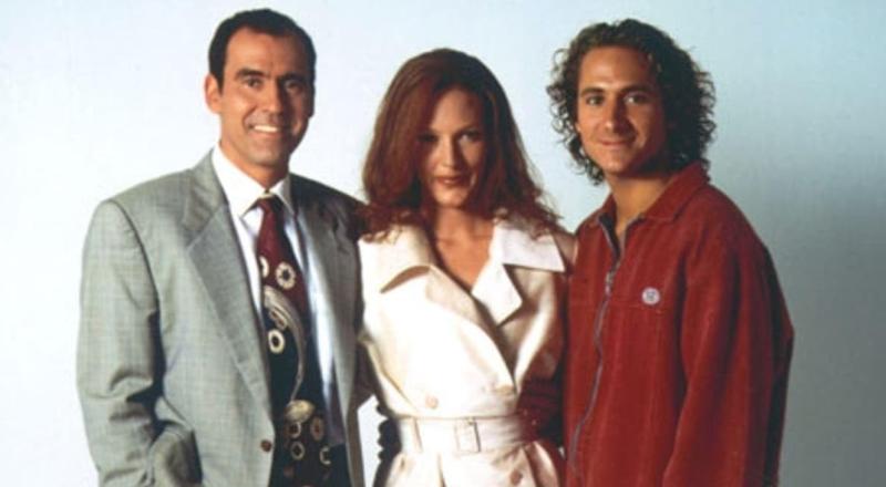 Catalina Pulido, Juan Pablo Sáez y Cristián Campos en "Playa Salvaje" de Canal 13