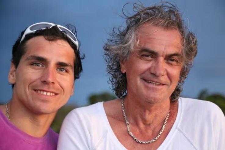 Ricardo Astorga con Pangal Andrade