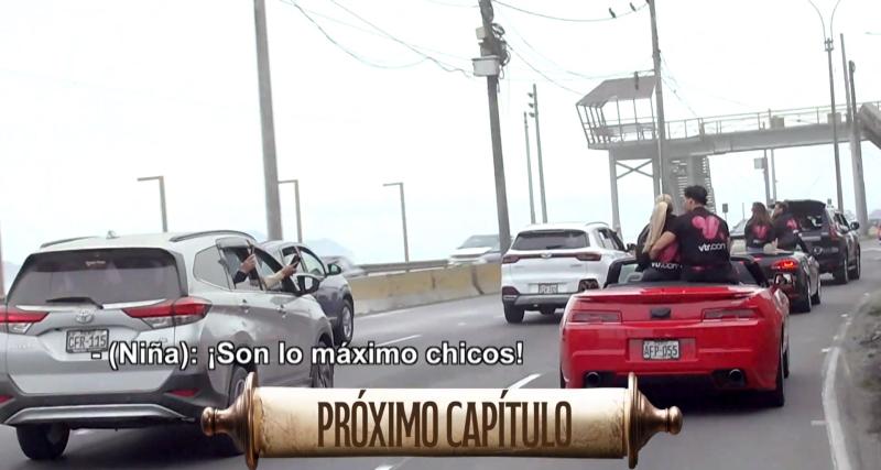 Paseo fuera de Ganar o Servir de Oriana, Facu, Luis y Dani