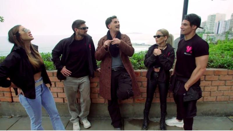 Oriana, Facundo, Luis, Daniela y Sergio Lagos en Lima
