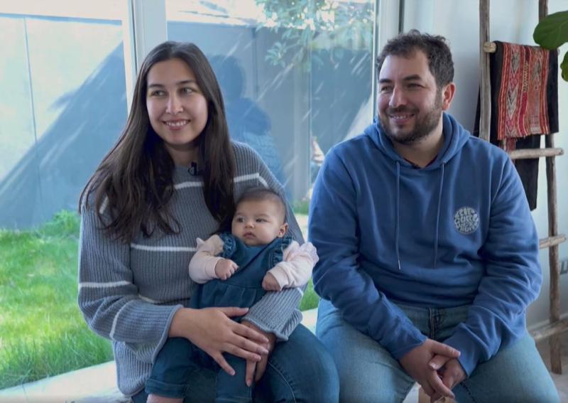 Constanza y Sebastián, familia protagonista de remodelación de hogar gracias a Canal 13C