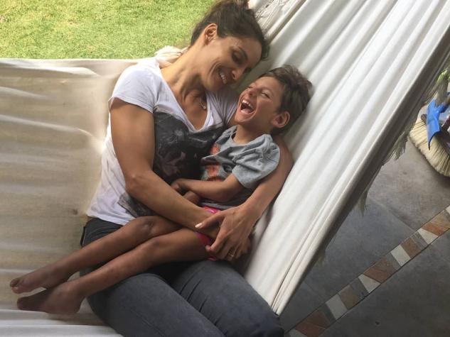 Leonor Varela y su hijo Matteo