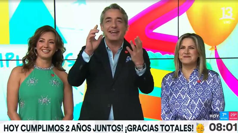 José Luis Repenning y Priscilla Vargas celebran los 2 años de "Tu Día"