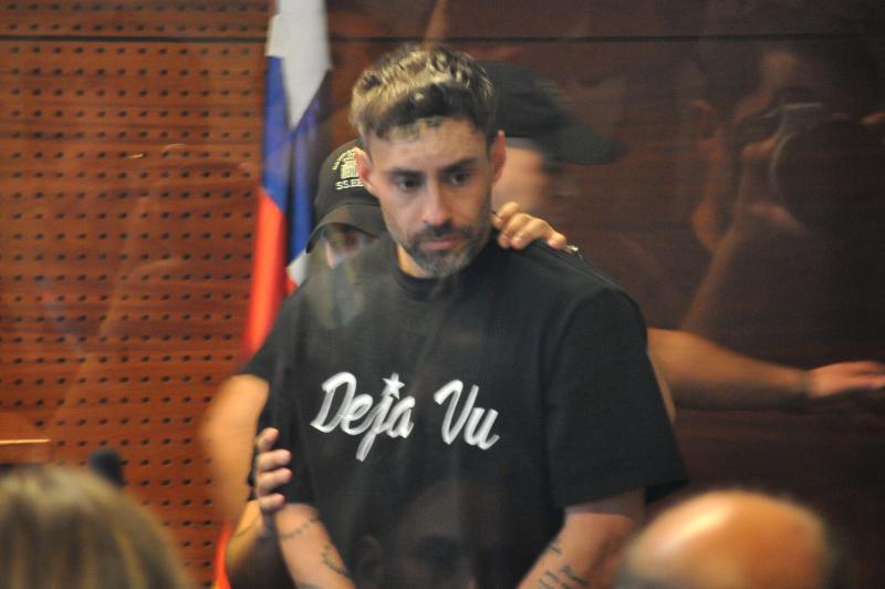 Jorge Valdivia en audiencia de formalización por presunta agresión sexual.
