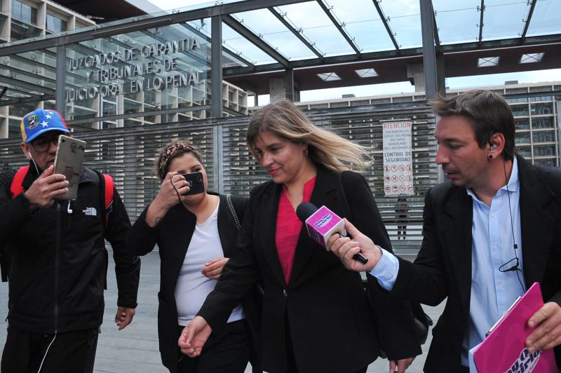 Erika Maira dejó de ser la abogada de Jorge Valdivia. En su puesto, asumió Paula Vial. (Agencia UNO)