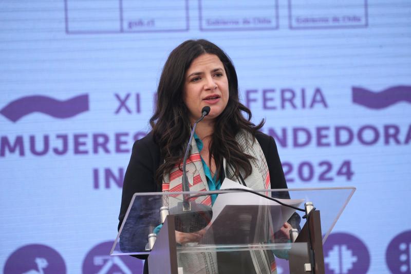 Ministra de la Mujer Antonia Orellana - Créditos Aton