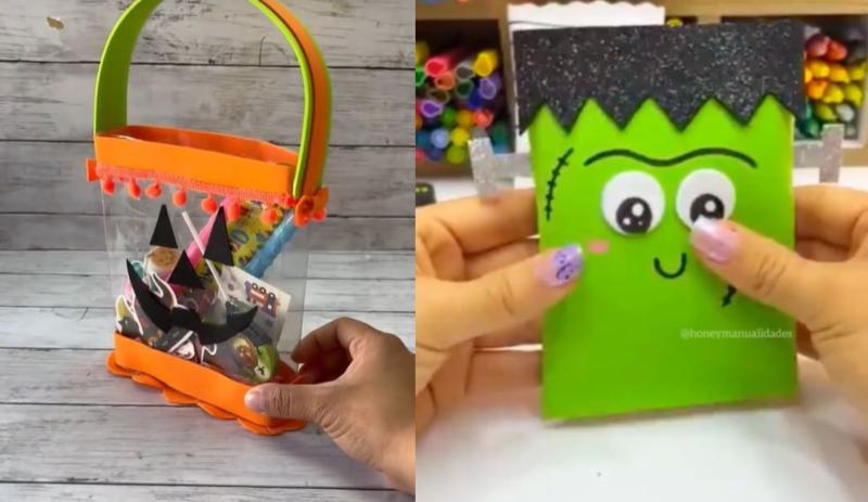 Bolsas reutilizables de Halloween.