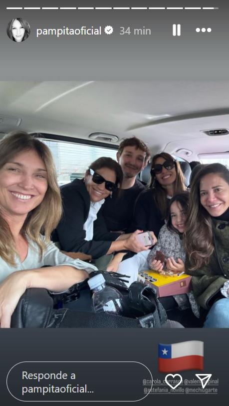 Pampita se encuentra en Chile tras su separación con Roberto García Moritán.