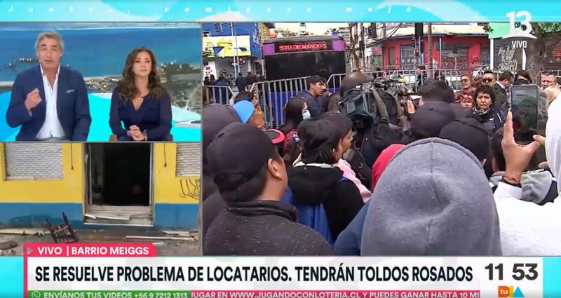 Locatarios del Barrio Meiggs afectados por el incendio podrán trabajar en la calle con permiso municipal