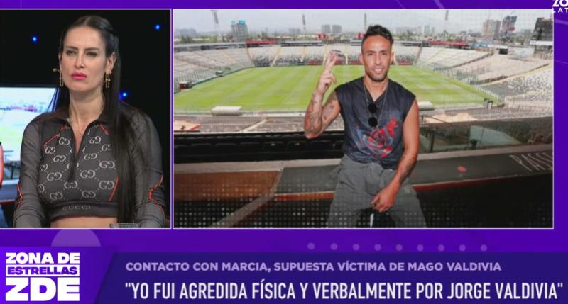 Mujer asegura haber sido agredida por Jorge Valdivia al interior de una discoteque.