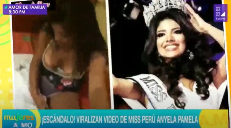 Anyella Grados protagonizó varios portales noticiosos de su país luego de la filtración del video.
