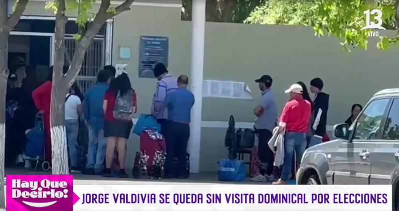 Jorge Valdivia no podrá recibir su primera visita dominical en la cárcel de Rancagua.