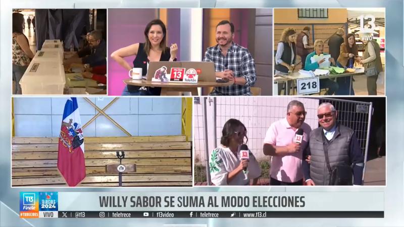 Willy Sabor en T13 Finde
