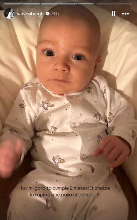 Hijo de Vanesa Borghi ya tiene dos meses de vida.